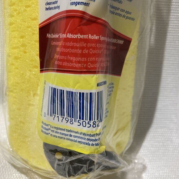 Quickie Clean Results Refill Microban‎ Roller Sponge Mop model #058BCRMB Type M - Picture 7 of 9